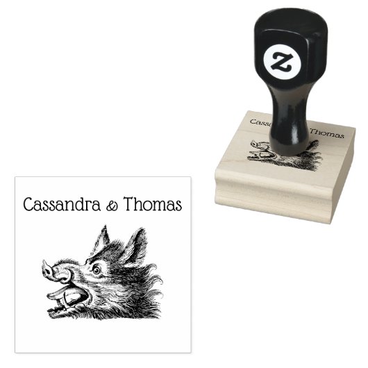  tekening van de trekbaan van de Wilde Boer Rubberstempel (Gestempeld)