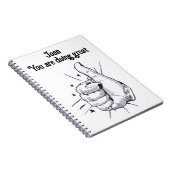 Tekening van de trommel notitieboek (Rechterzijde)
