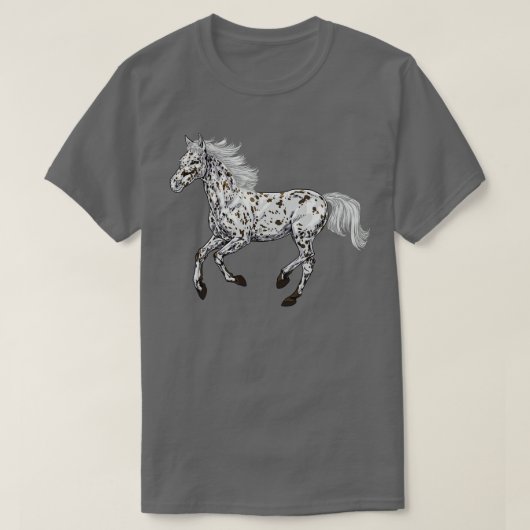 Tekening van een Appaloosa T-shirt (Design voorkant)