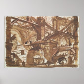 Tekening van een denkbeeldige gevangenis poster (Voorkant)