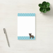 Tekening van een gestroomde Staffordshire Bull Ter Post-it® Notes (Kantoor)