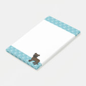 Tekening van een gestroomde Staffordshire Bull Ter Post-it® Notes (Schuin)