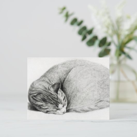  tekening van een keuken briefkaart (Staand voorkant)