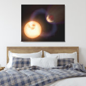 Tekening van een kunstenaar 2 canvas afdruk (Insitu (Slaapkamer))