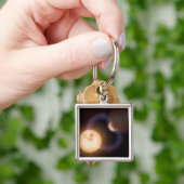 Tekening van een kunstenaar 2 sleutelhanger (Hand)