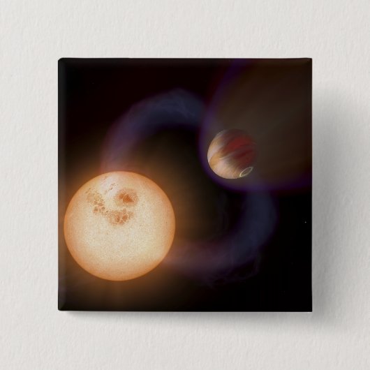 Tekening van een kunstenaar 2 vierkante button 5,1 cm (Voorkant)