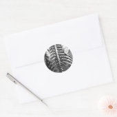  tekening van een ruggengraat en ribbengel ronde sticker (Envelop)