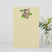 Tekening van een sleuf ondersteboven briefpapier (Staand voorkant)