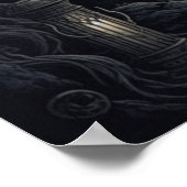 Tekening van een wikkelingsweg door een griezelig poster (Hoek)