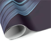 Tekening van een zwarte raaf op neon roze cadeaupapier (Rol Hoek)