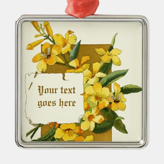  tekening van geel jasmijn ornament (Voorkant)