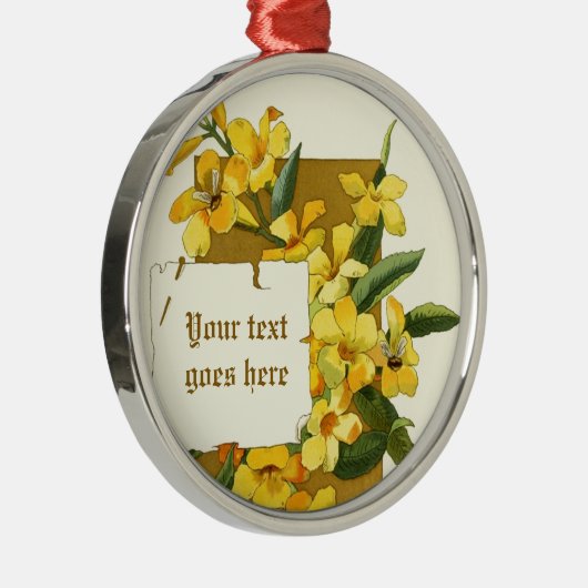  tekening van geel jasmijn ornament (Rechts)