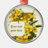  tekening van geel jasmijn ornament (Voorkant)