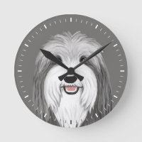 Tekening van gekaarde collie Cute Dog
