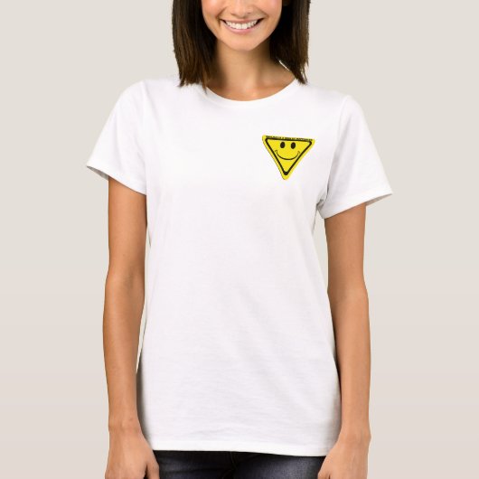 Tekening van geluk t-shirt (Voorkant)