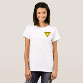 Tekening van geluk t-shirt (Voorkant volledig)
