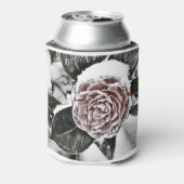 Tekening van gezaaid Roos, bevroren Blikjeskoeler (Blikje Achterkant)