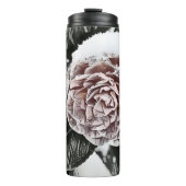 Tekening van gezaaid Roos, bevroren Thermosbeker (Voorkant)