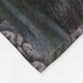 Tekening van Grey Kitten op Blanket Fleece Deken (Hoek)