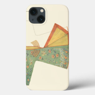 Tekening van halfvoltooide Kimono iPhone 13 Hoesje