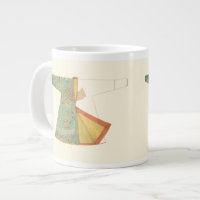 Tekening van halfvoltooide Kimono