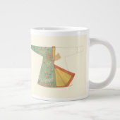 Tekening van halfvoltooide Kimono Grote Koffiekop (Rechts)