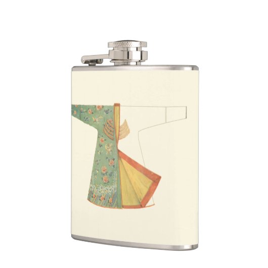 Tekening van halfvoltooide Kimono Heupfles (Links)