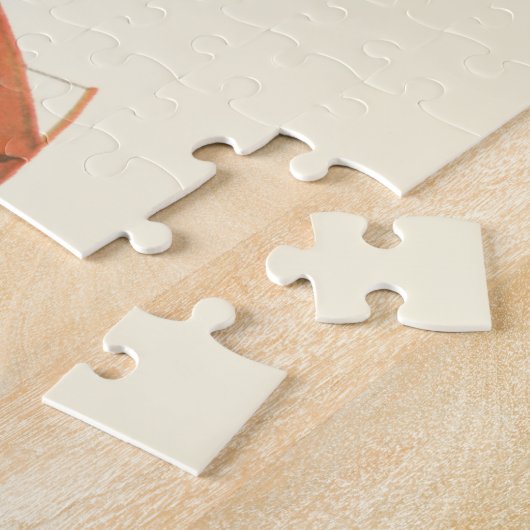 Tekening van halfvoltooide Kimono Legpuzzel (Zijkant)