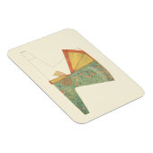 Tekening van halfvoltooide Kimono Magneet (Rechterzijde)