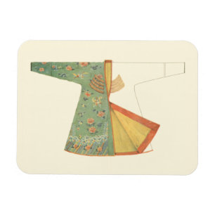 Tekening van halfvoltooide Kimono Magneet