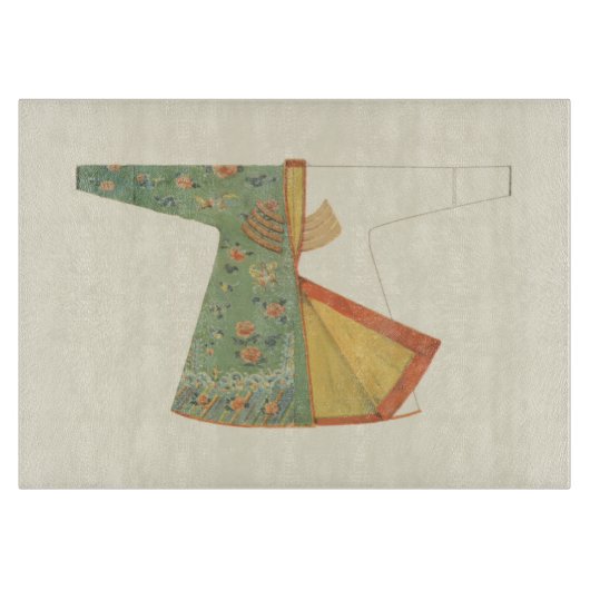 Tekening van halfvoltooide Kimono Snijplank (Voorkant)