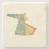 Tekening van halfvoltooide Kimono Stenen Onderzetter (Voorkant)