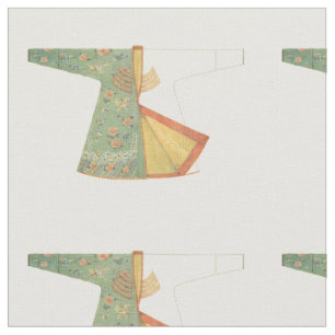 Tekening van halfvoltooide Kimono Stof