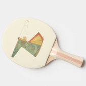 Tekening van halfvoltooide Kimono Tafeltennisbatje (Zijkant)