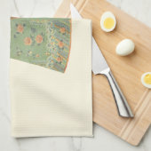 Tekening van halfvoltooide Kimono Theedoek (Quarter Fold)