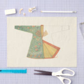 Tekening van halfvoltooide Kimono Tissuepapier (Craft)