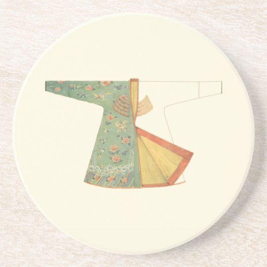 Tekening van halfvoltooide Kimono Zandsteen Onderzetter (Voorkant)