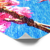 Tekening van het kleurenpotlood - Blossom van de l Poster (Hoek)