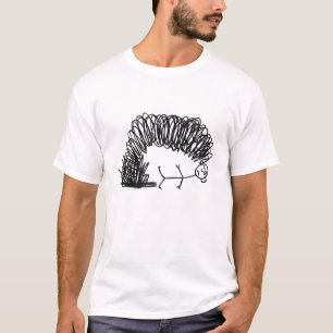 Tekening van het monster t-shirt