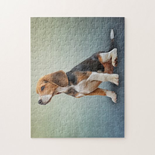 Tekening van hond Beagle 7 Legpuzzel (Verticaal)