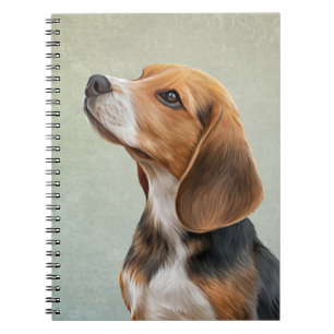 Tekening van hond Beagle 7 Notitieboek