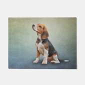 Tekening van hond Beagle Deurmat (Voorkant)