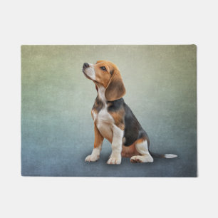 Tekening van hond Beagle Deurmat