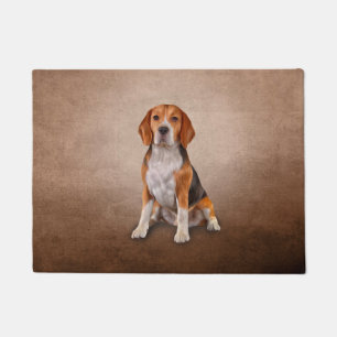 Tekening van hond Beagle Deurmat