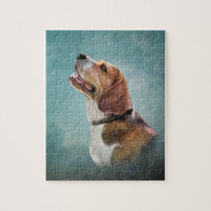 Tekening van hond Beagle Legpuzzel