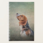 Tekening van hond Beagle Planner (Voorkant)