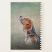 Tekening van hond Beagle Planner (Achterkant)