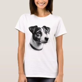 Tekening van Jack Russell Terrier T-shirt