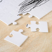 Tekening van je kind - Moederdag Cadeaus Legpuzzel (Zijkant)