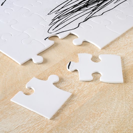 Tekening van je kind - Moederdag Cadeaus Legpuzzel (Zijkant)